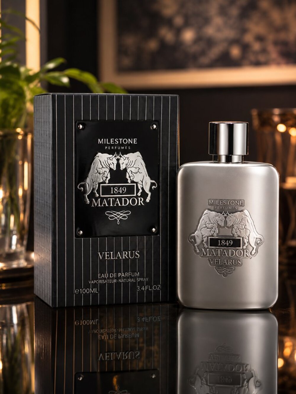MILESTONE 1849 MATADOR VELARUS EDP For men 100ML 3.4FL,OZ
